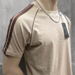 REMERA DOS TIRAS, CORTE CLASICO, ALGODON JERSEY 24.1